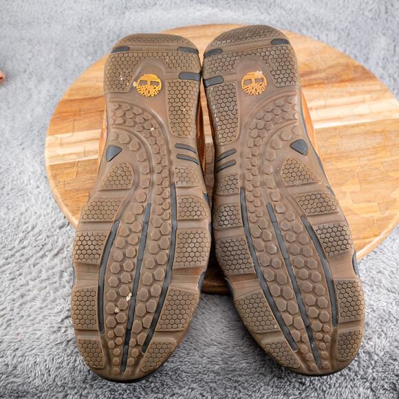 TIMBERLAND SMART COMFORT USED MEN 12/12.5 TAN LEATHER LOAFERS/SLIP ON SHOES - Picture 7 of 7